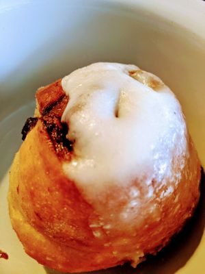 Vegan cinnamon rolls on Fridays at Fox and Lion Bread in San Francisco