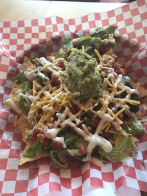 Taco salad (vegan) at Cafe Pyrus in Kitchener