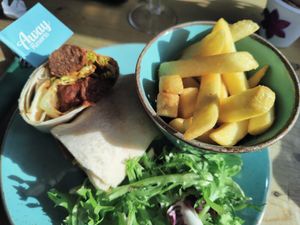 Plant ball wrap and chips at Tattershall Lakes Country Park in Lincoln