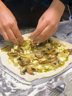 Open window to Louises tasty kitchen at Intz48 Coffee Roasters Azores in Sao Miguel