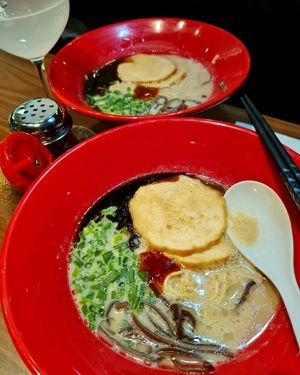 A at Ippudo - Raffles City in Central Singapore