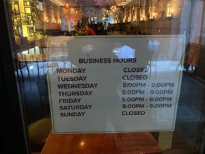 Business hours as of 2021-06-11 at Vida Cantina SF in San Francisco