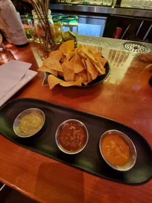 Chips and salsa at Vida Cantina SF in San Francisco