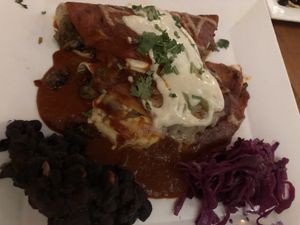 Enchiladas at Vida Cantina SF in San Francisco