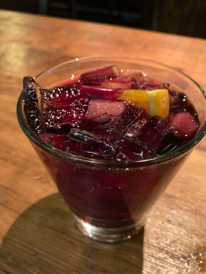 Happy hour sangria at Vida Cantina SF in San Francisco