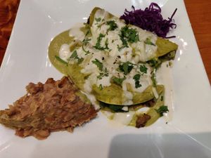 Enchiladas at Vida Cantina SF in San Francisco