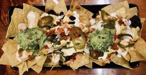 Nachos at Vida Cantina SF in San Francisco