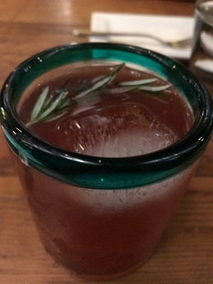Blackberry scrub at Vida Cantina SF in San Francisco