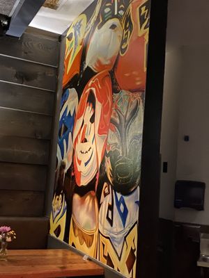 Restaurant decor #Veganuary at Vida Cantina SF in San Francisco