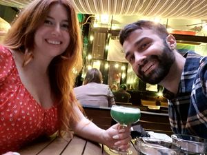 Boss babe cocktail at Vida Cantina SF in San Francisco