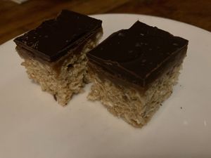 Chocolate covered rice krispie treats at Vida Cantina SF in San Francisco