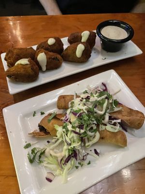 Jalapeño Poppers and Happy Hour Taquitos  at Vida Cantina SF in San Francisco