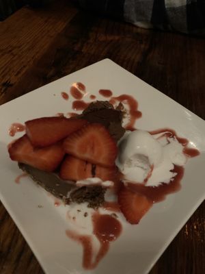 Chocolate ganache tart  at Vida Cantina SF in San Francisco