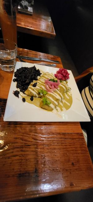 Enchiladas at Vida Cantina SF in San Francisco