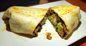 Asada Burrito at Vida Cantina SF in San Francisco