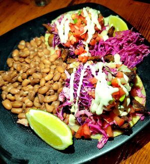 Baja Oyster Mushroom Taco at Vida Cantina SF in San Francisco