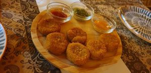 Patatas Aloo Tikki at Anfora Vegano - temporarily closed in Gandia