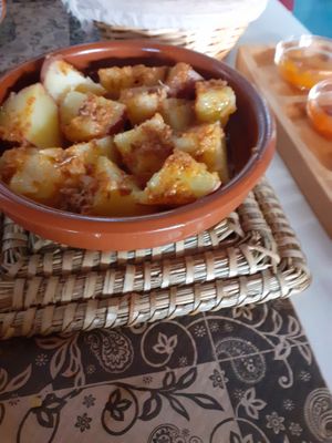 Potatoes in mojo sauce  at Anfora Vegano - temporarily closed in Gandia