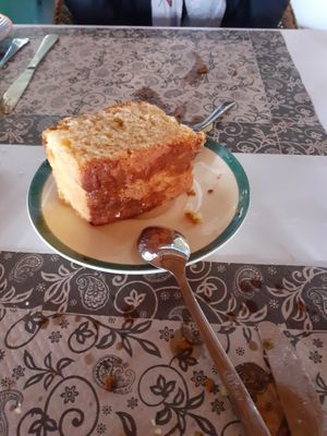 Alcohol cake  at Anfora Vegano - temporarily closed in Gandia