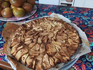 Tarta de Manzana de  Hojaldre / Sin Gluten
 at Anfora Vegano - temporarily closed in Gandia