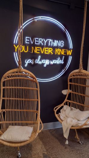 A touch of fun if you don't want to sit at a table at STALK & SPADE in Wayzata