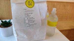 To go orders clearly labeled at STALK & SPADE in Wayzata