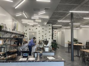 Creative interior design  at Mane Coffee in Boca Raton