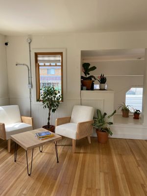 Main entrance at Mondays Plant Café in Calgary