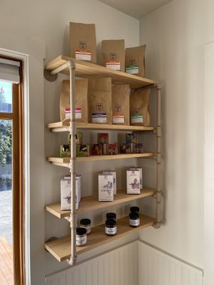 Coffee  at Mondays Plant Café in Calgary