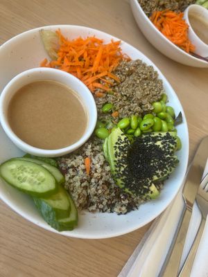   at Mondays Plant Café in Calgary