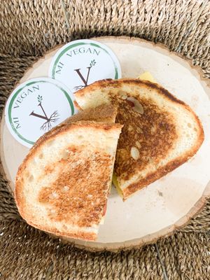 Great Lakes Grilled Cheese at M I Vegan Food Truck in Lansing