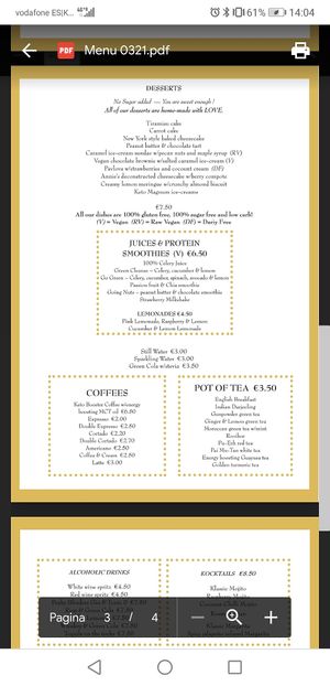 Screenshot menu 3 at Keto Royale Kafe in Marbella