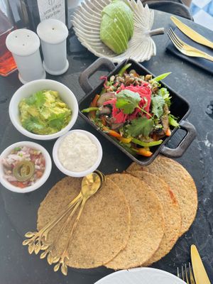 Vegan Fajita  at Keto Royale Kafe in Marbella