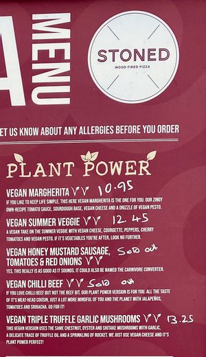   at Stoned Pizza in Woolacombe