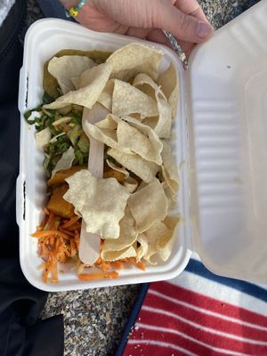 Vegan curry!   at Barricane Beach Cafe in Woolacombe