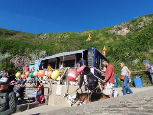 Kiosk at Barricane Beach Cafe in Woolacombe