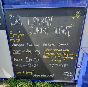 Menu at Barricane Beach Cafe in Woolacombe