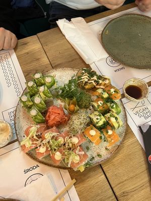   at Vegan Sushi Bar in Warsaw