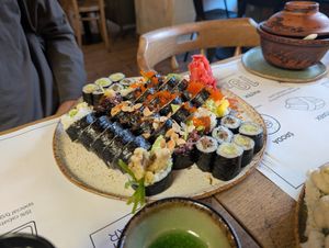 Really interesting combinations! at Vegan Sushi Bar in Warsaw