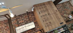 Menu at Land & Monkeys - Roquette in Paris