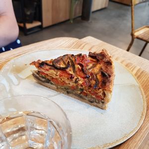Quiche at Land & Monkeys - Roquette in Paris