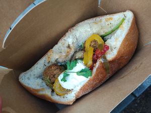 Sandwich at Land & Monkeys - Roquette in Paris