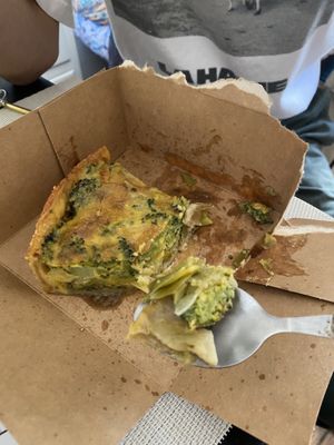 quiche!  at Land & Monkeys - Roquette in Paris