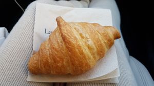 Croissant at Land & Monkeys - Roquette in Paris