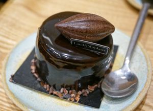 Chocolate Cake at Land & Monkeys - Roquette in Paris