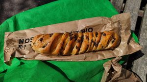 Pain viennois chocolat at Land & Monkeys - Roquette in Paris