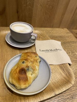 Petit pain aux olives  at Land & Monkeys - Roquette in Paris