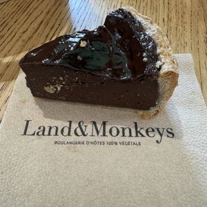 Chocolate flan  at Land & Monkeys - Roquette in Paris