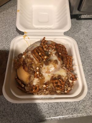 Salted Caramel Roll at Cinnaholic in Berkeley