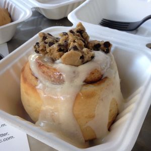 Cream Cheese Frosting with Cookie Dough at Cinnaholic in Berkeley
